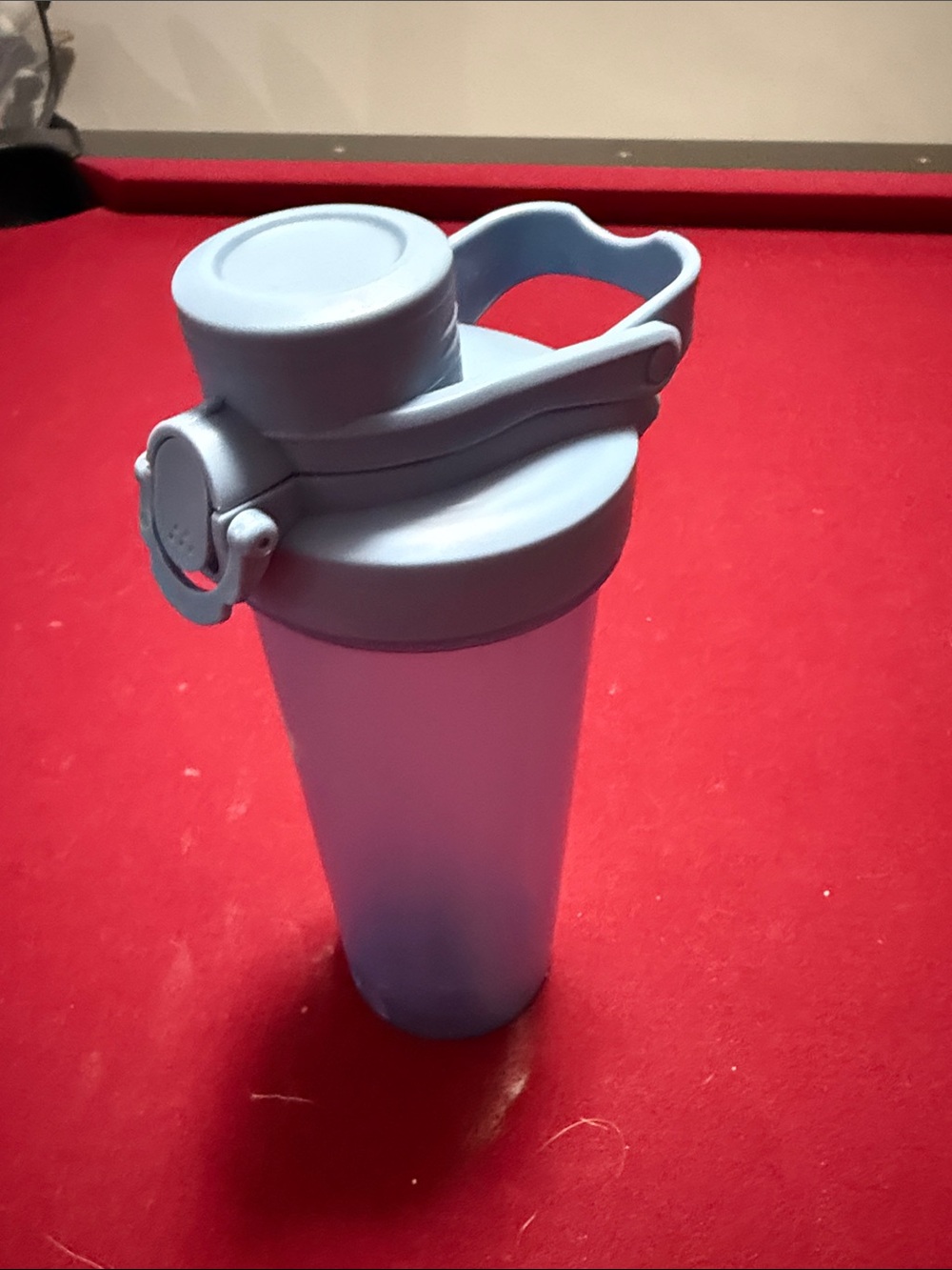 Blue Sport Shaker Bottle with Flip Handle - Unbranded measuring units